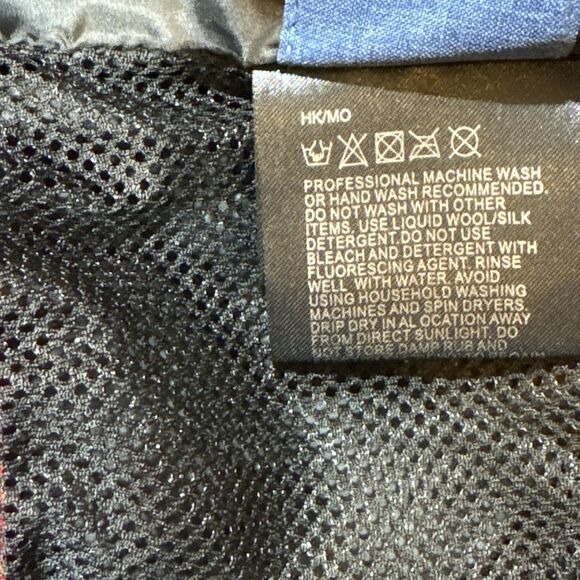 Down FkOW Women's Blue Down Feather Puffer Jacket Medium Winter Coat Technical - Picture 9 of 16